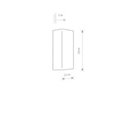 Kinkiet BERGEN GRAPHITE 9707