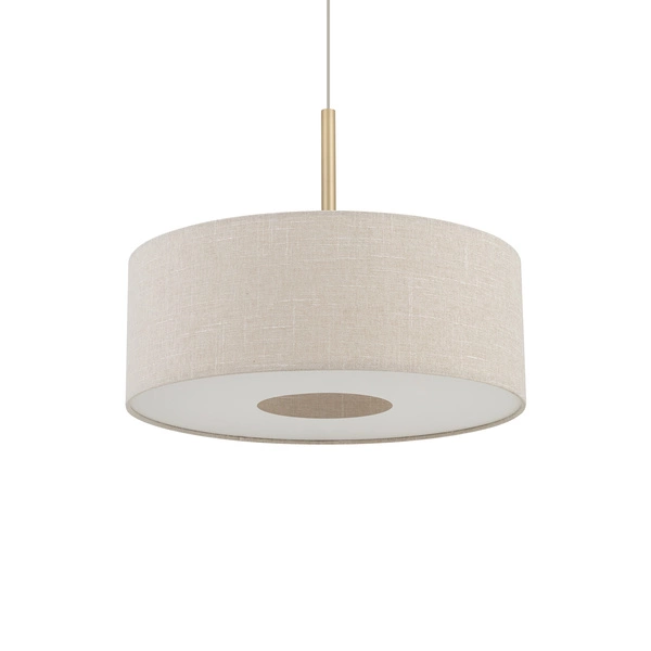 Lampa wisząca SANTANA M E27 wys.130cm szer.50cm | Kremowy 11652