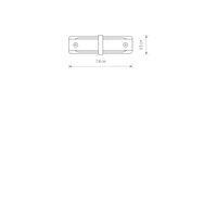 Łącznik wzdłużny PROFILE STRAIGHT CONNECTOR czarny 9453