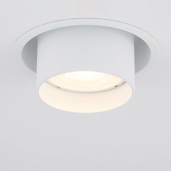 Regulowana lampa punktowa podtynkowa MONO SLIDE śr. 8,3cm GU10 | biały 10795