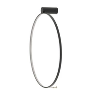 Kinkiet/lampa sufitowa CIRCOLO LED śr. 60cm 21W barwa ciepła 3000K | czarny 10815