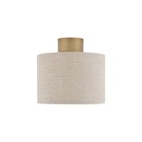 Plafon SANTANA S E27 wys.22.1cm szer.23cm | Kremowy 11650