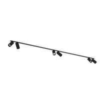 Lampa 6 punktowa podtynkowa MONO SURFACE VI 200cm GU10 | czarny 7837