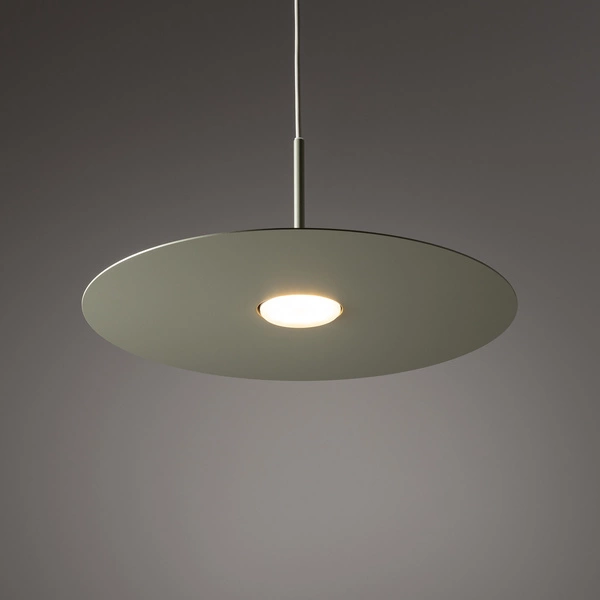 Lampa wisząca SIMONE SAGE GREEN wys.140cm szer.40cm GX53 IP20 | Sage green