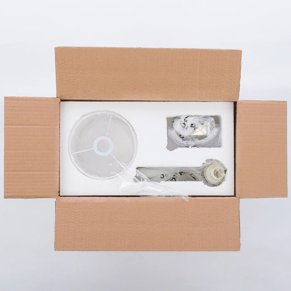 Kinkiet klasyczny NEWPORT I stal i szkło | biały 8157