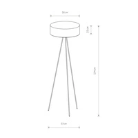 Lampa podłogowa CADILAC III 154cm 3xE27 | biały 7990
