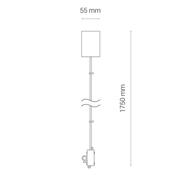 Plafon lampa sufitowa do biura ITAKA 40W LED 3000K | biała 8460