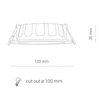 8781 Oprawa oświetl."CL KOS LED 8W, 4000K, IP44" 8781