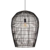Lampa wisząca HAITI L śr. 53cm E27 | czarny 11168