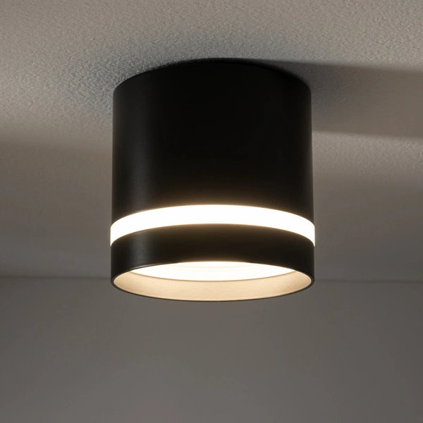 Lampa sufitowa CRES BL CG szer. 8,5cm GX53 | czarny 10480