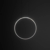 Lampa wisząca CIRCOLO LED 45cm 18W barwa ciepła 3000K | czarny 10810