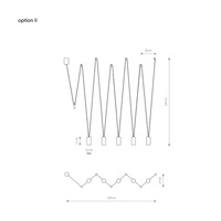 Lampa wisząca regulowana MORE EYE V 200cm 5xGU10 | czarny 7825