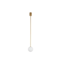 Lampa wisząca KIER M SATIN GOLD 96cm G9 | złoty satynowy 10306