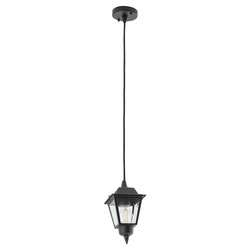 Lampa wisząca ANA szer. 13cm E27 IP44 | czarny