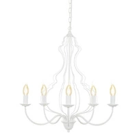 Biały żyrandol MARGARET WHITE 6330
