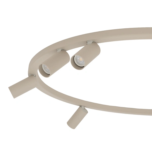 Lampa sufitowa FOURTY ROUND 11948 miniGU10 szer. 80cm | beżowy