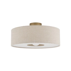 Plafon SANTANA M E27 wys.24.2cm szer.50cm | Kremowy 11651
