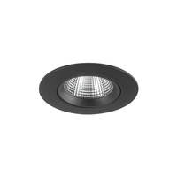 Lampa podtynkowa EGINA LED szer. 11cm 10W barwa neutralna 4000K | czarny 10554