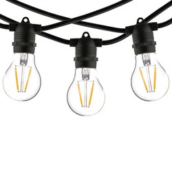 Girlanda ogrodowa FESTOON LIGHTS 6M 10xE27 | czarny 7873