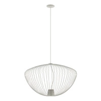 Lampa wisząca PUMPKIN L szer. 70cm GU10 | jasnoszary 11251