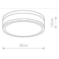 Plafon MALAKKA LED do łazienki 9501