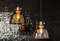 Lampa vintage AMALFI GOLD I śr 20cm 9153