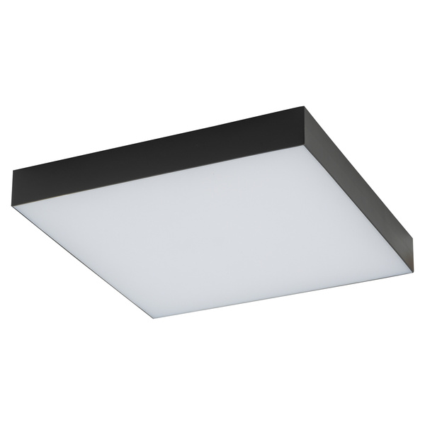 Plafon LID SQUARE LED 30cm 50W barwa ciepła 3000K | czarny