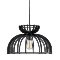 Lampa wisząca KYMI C szer. 48 cm E27 | czarny 10575