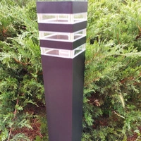 Słupek zewnętrzny ogrodowy OIR czarny 65cm 9158