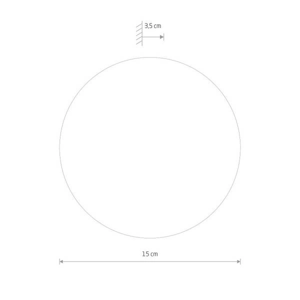 Kinkiet RING MIRROR LED S 19cm 7W barwa ciepła 3000K 10276