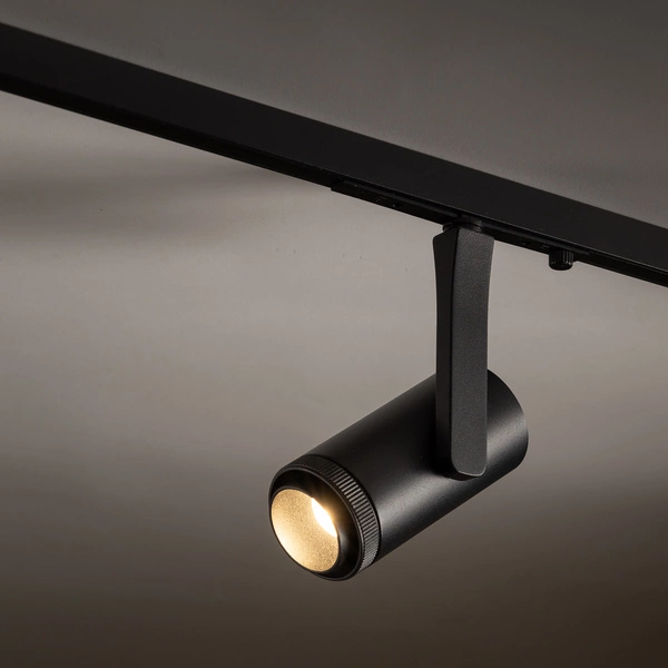 SPOT ZOOM LED 7W 3000K 300lm szer.5.7cm wys.14.5cm do szynoprzewodów NANO-LVM | Czarny 11715