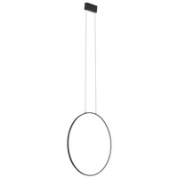 Lampa wisząca CIRCOLO LED śr. 60cm 21W barwa neutralna 4000K | czarny 10861