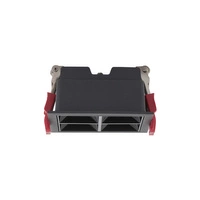 Oprawa punktowa podtynkowa MIDI LED BLACK szer. 9,2cm 16W neutralna 4000K | czarny 10064