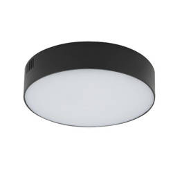 Plafon LID ROUND LED 16cm 25W barwa ciepła 3000K | czarny