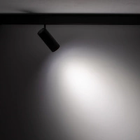 Spot LED wys. 20,5cm 15W 4000K do szynoprzewodów magnetycznych LVM | czarny 10655