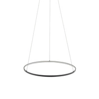 Lampa wisząca CIRCOLO LED szer. 60cm 21W barwa neutralna 4000K | czarny 10862