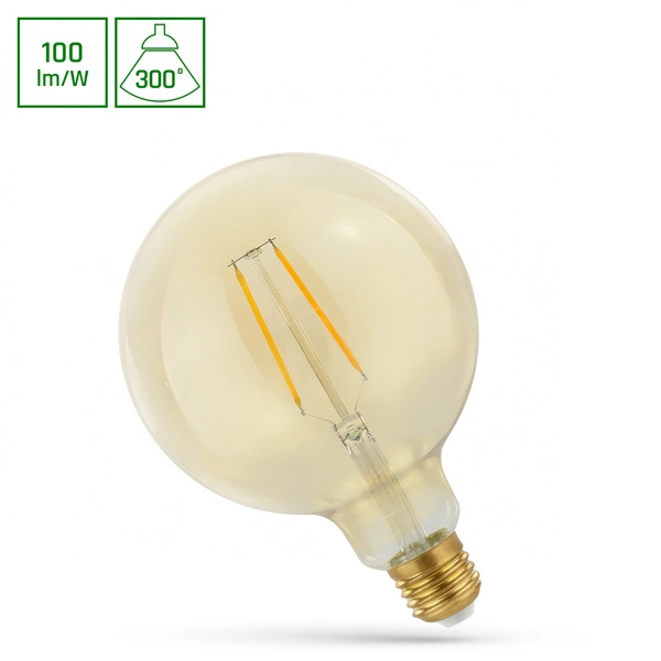 Żarówka LED glob G125 E27 230V 5W COG RETROSHINE ciepła 2400K