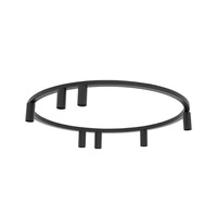 Lampa sufitowa FOURTY ROUND 11944 miniGU10 szer. 80cm | czarny