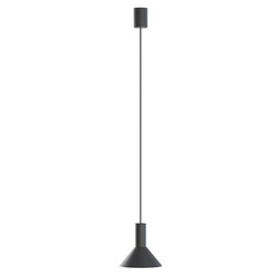 Lampa wisząca HERMANOS A BLACK szer. 18cm GU10 | czarny 