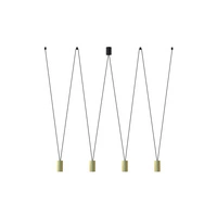 Lampa wisząca regulowana MORE EYE IV 160cm 4xGU10 | mosiężny 7610