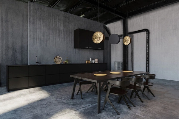 Lampa podłogowa mała nowoczesna WHEEL złoty szer. 34cm 9032