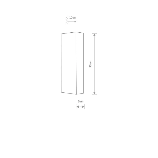 MALMO BLACK kinkiet 9705