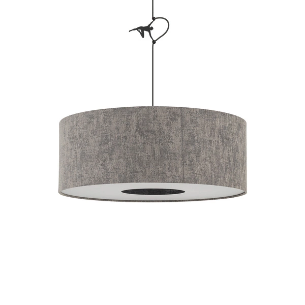 Lampa wisząca LAGO M E27 wys.130cm szer.50cm | Szary 11674