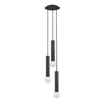 Lampa wisząca BATON III wys. 130cm 3xE27 | czarny 7856