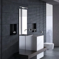 Kinkiet nad lustro VAN GOGH LED Black S 45,5cm 9W barwa ciepła 3000K | czarny 10286