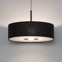 Lampa wisząca AMARELA L E27 wys.130cm szer.65cm | Czarny melanż 11660