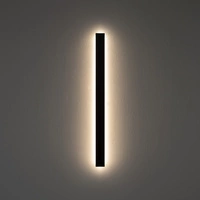 Lampa ścienna COMMA LED M 3000K 25W 650lm szer.8cm dług.118cm | Czarny 11877