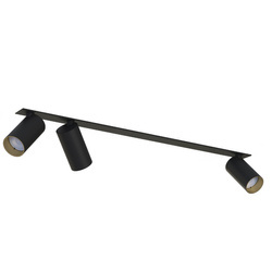 Lampa punktowa podtynkowa MONO SURFACE III szer. 70cm GU10 | czarny złoty 7691