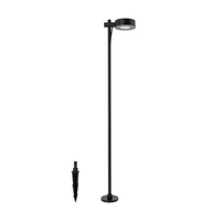 Zewnętrzna Lampa stojąca TESSA LED 7W 3000K 400lm wys.100cm szer.podst.10cm IP54 | Czarny 11541
