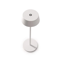 Lampa przenośna AMY LED 2W 3000K 170lm wys.32.5cm szer.10.8 IP54 ściemniacz włącznik | Biały 11531